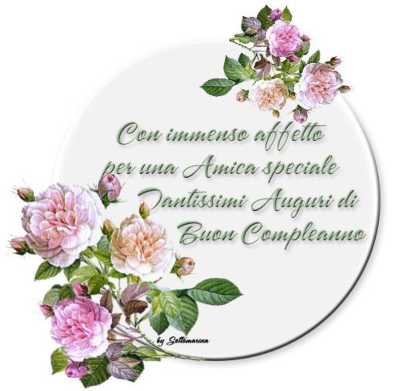 Con immenso affetto per un amico speciale! Tantissimi auguri di buon compleanno