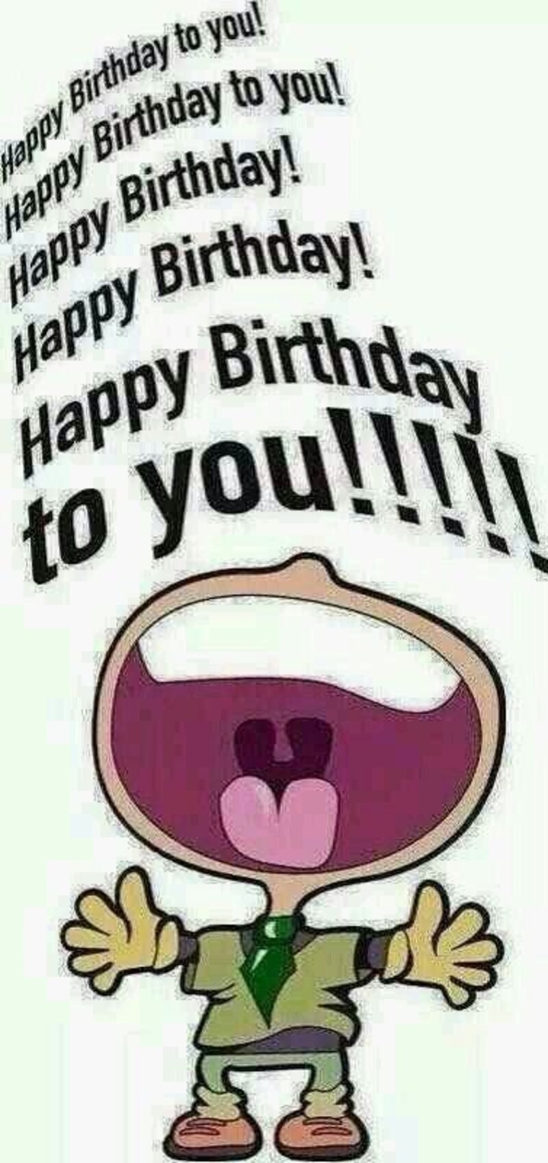 Happy birthday to you