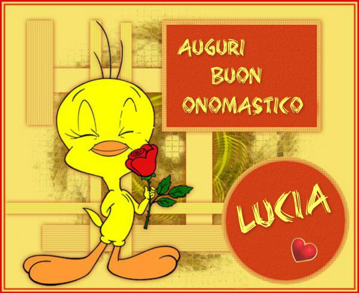 Auguri Buon Onomastico Lucia