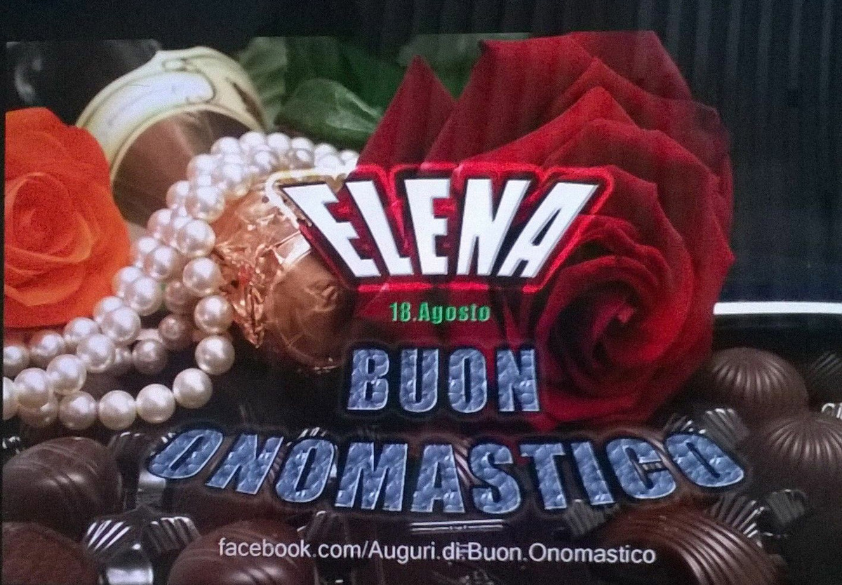 Elena Buon Onomastico