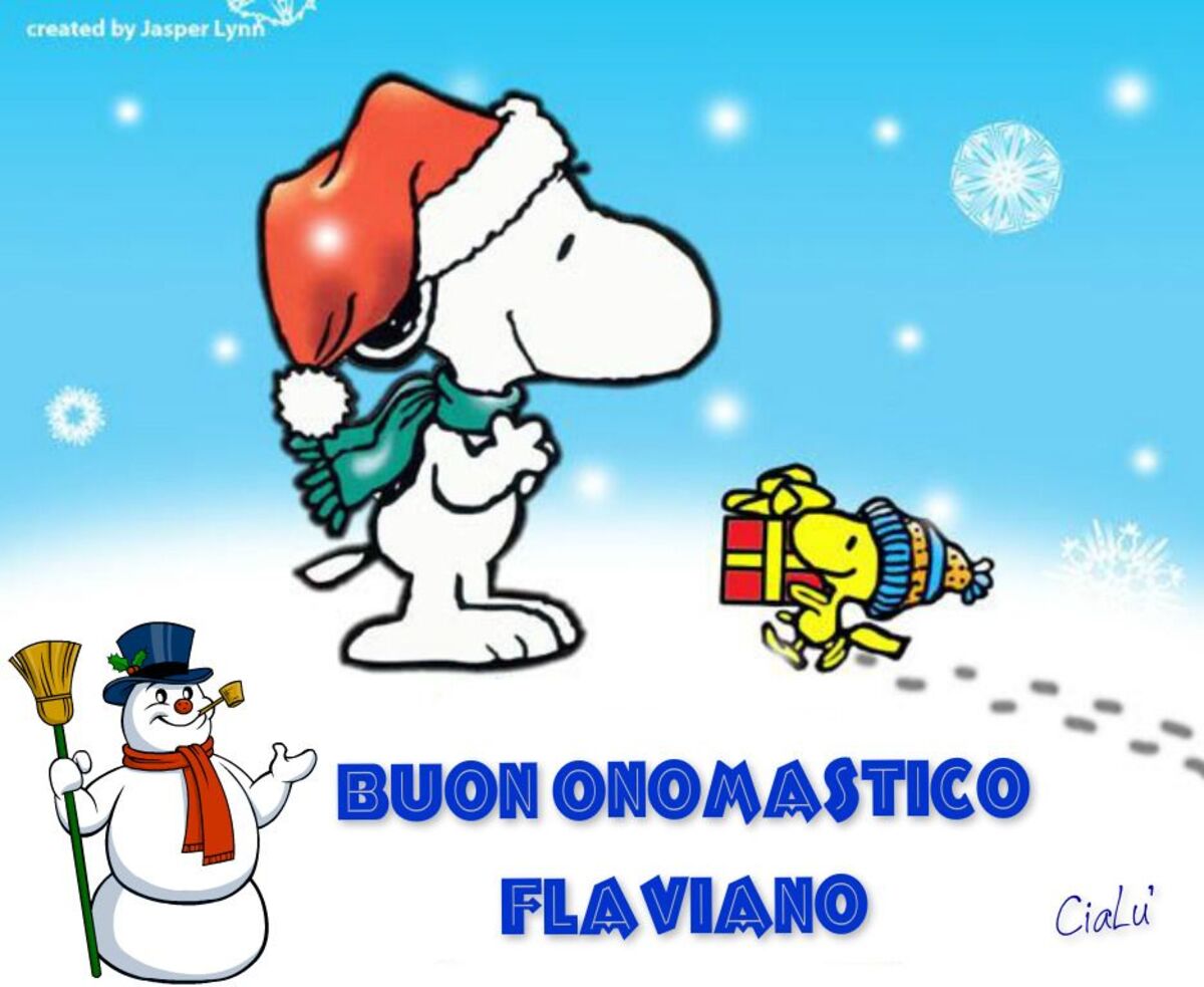 Buon Onomastico Flaviano