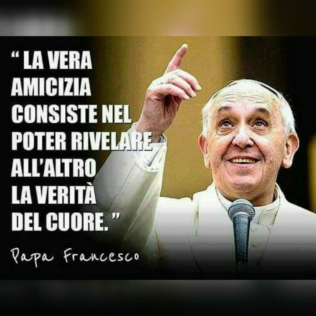 "La vera amicizia consiste nel poter rivelare all'altro la verità nel cuore."