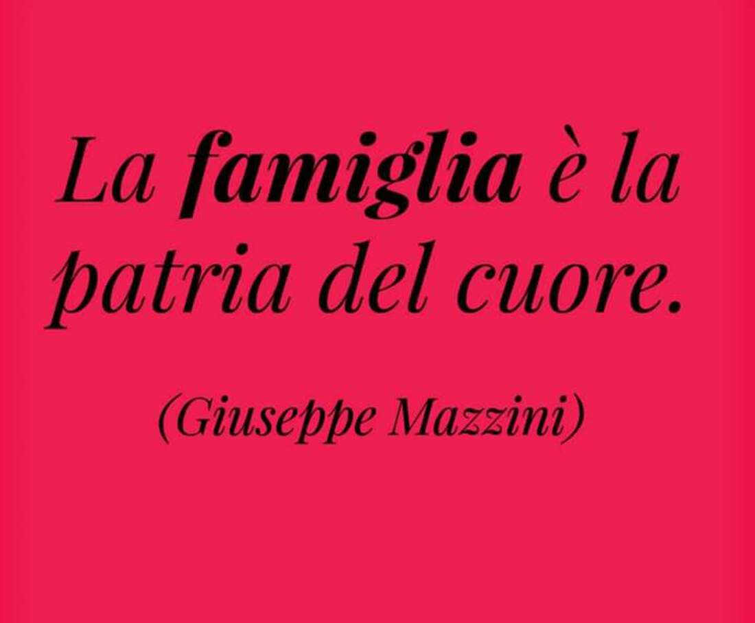 La famiglia è la patria del cuore