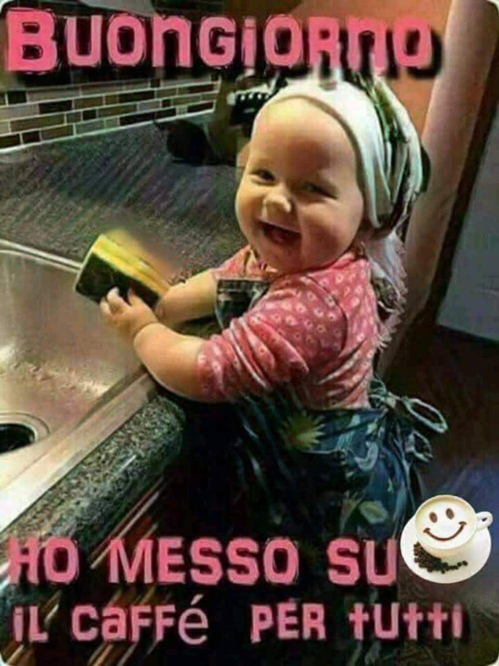 Buongiorno ho messo su il caffè per tutti