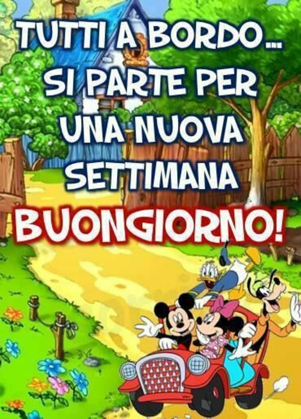 Tutti a bordo...si parte per una nuova settimana...Buongiorno!