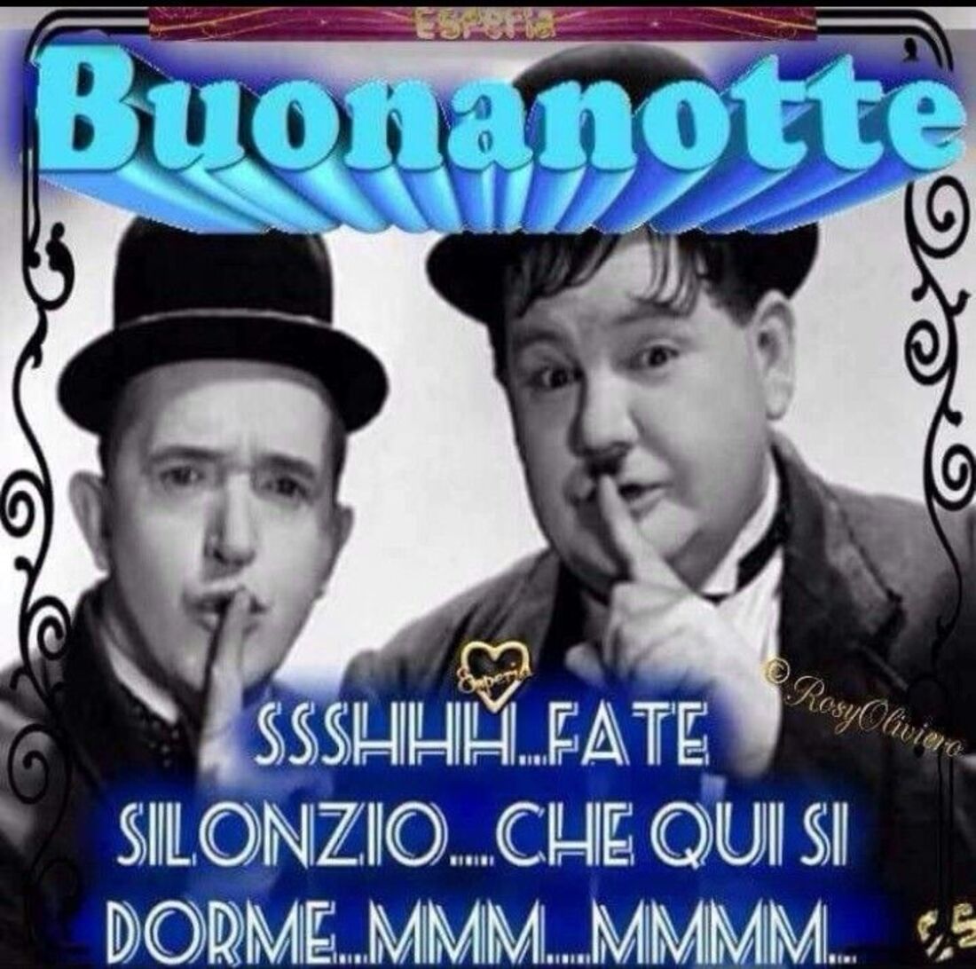 Buonanotte ssshhh...fate silenzio che qui si dorme...mmm...mmm