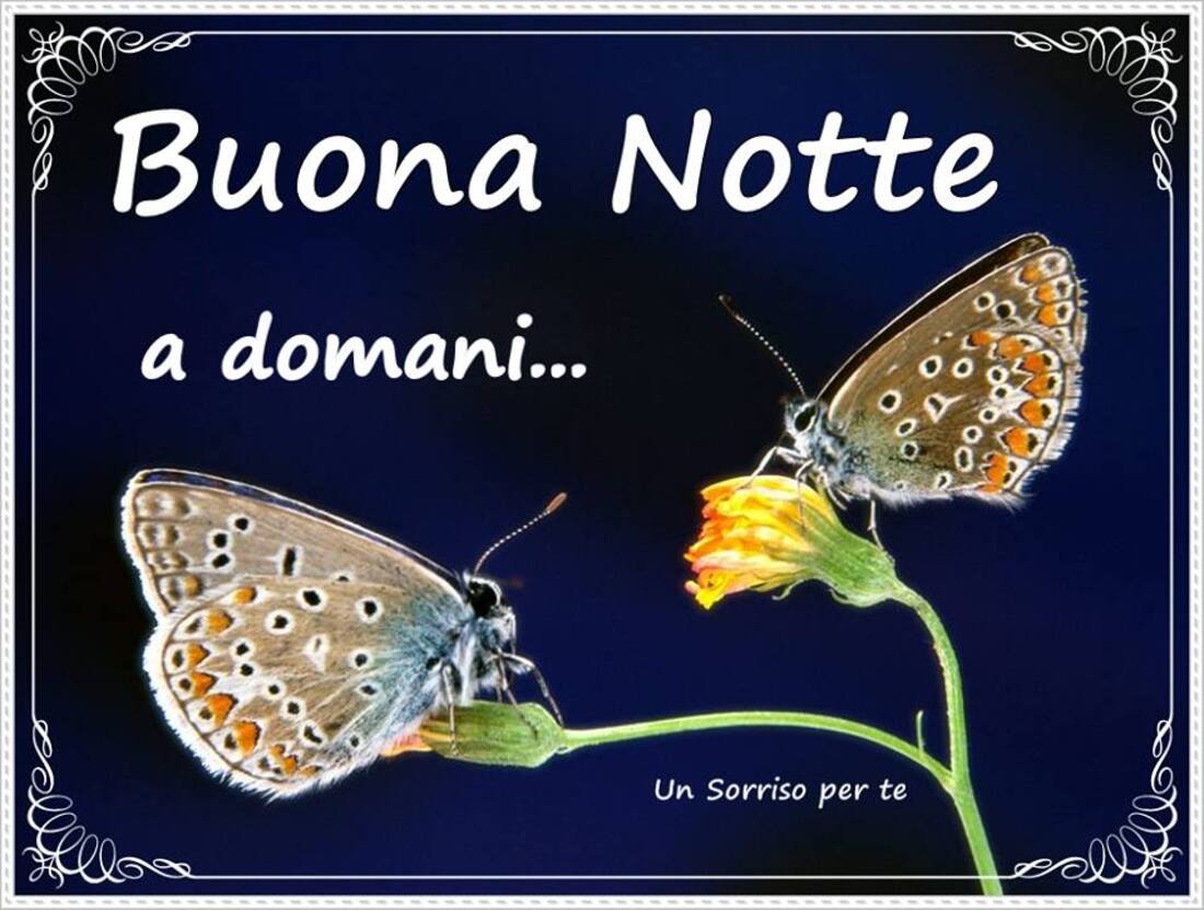 Buonanotte a domani