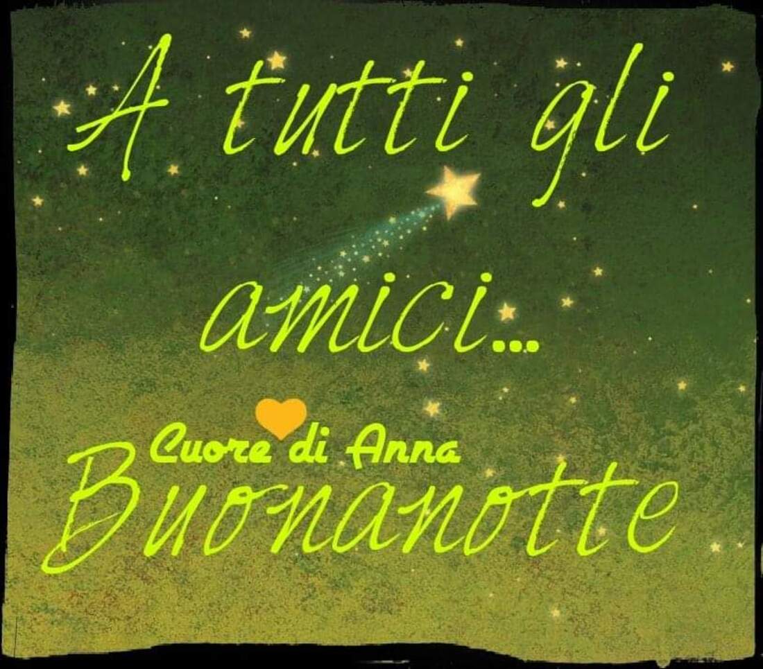 A tutti gli amici...Buonanotte