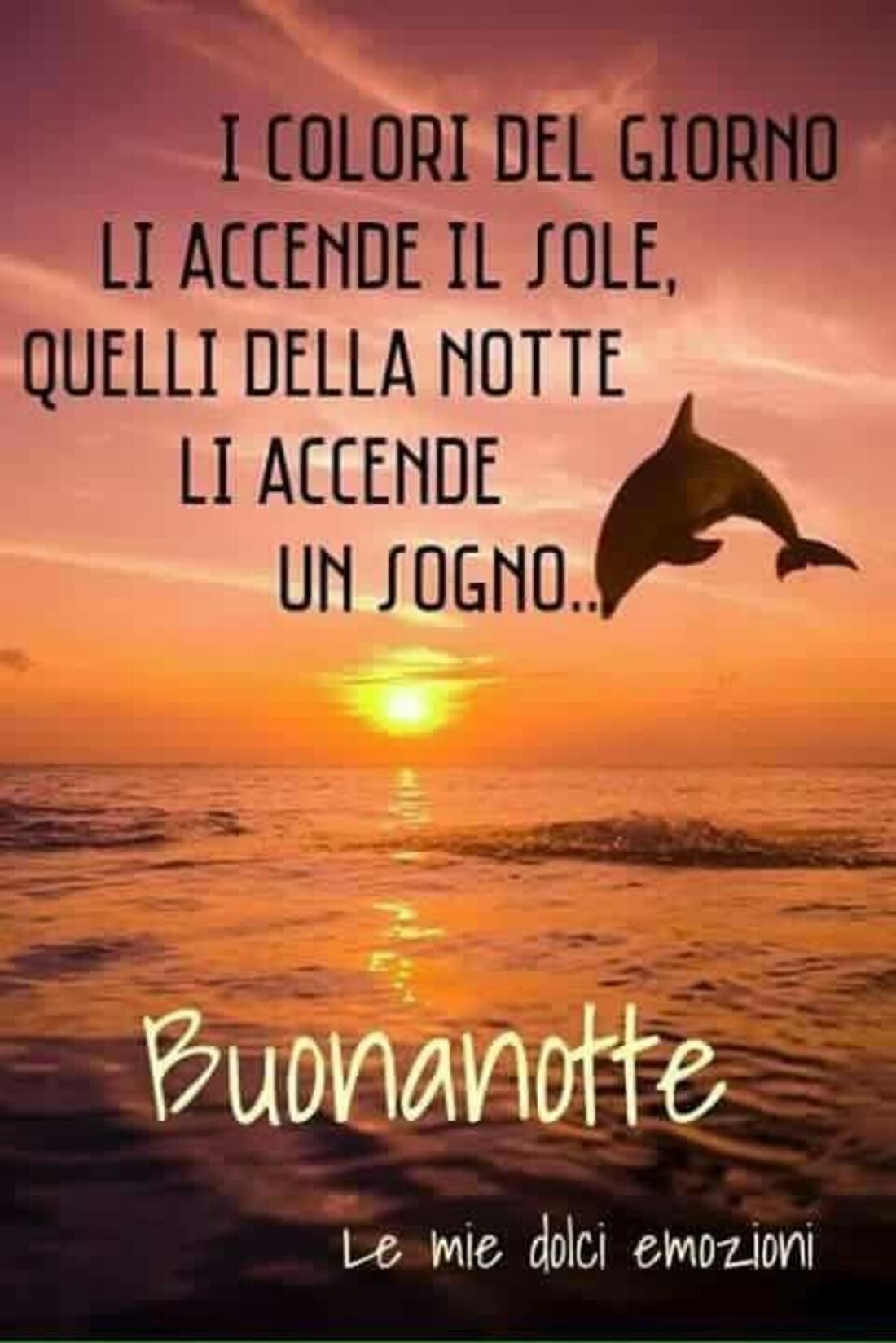 I colori del giorno li accende il sole., quelli della notte li accende un sogno...Buonanotte