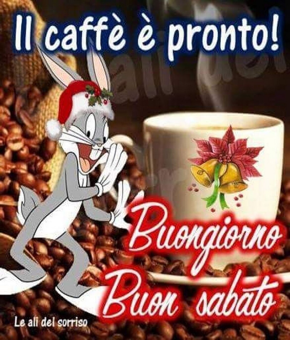 Il caffè è pronto! Buongiorno Buon Sabato