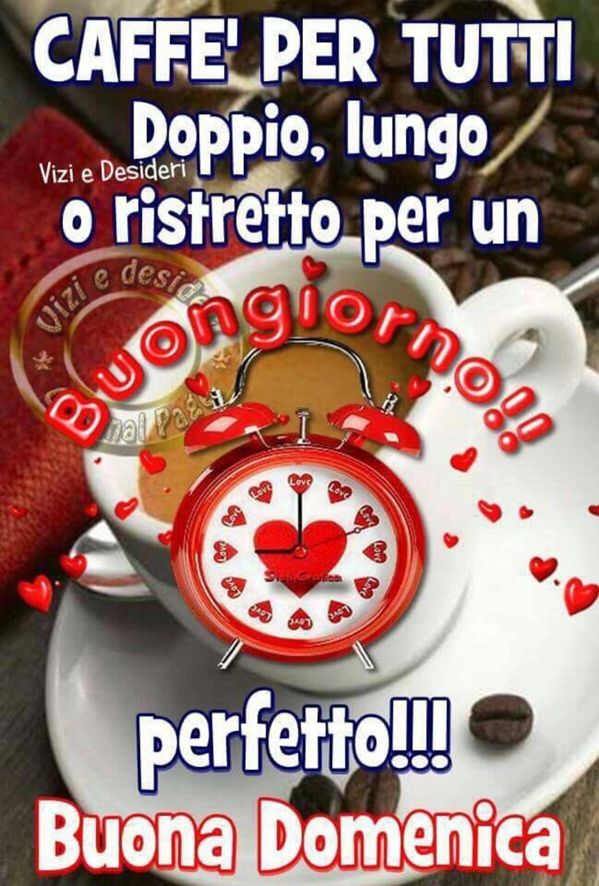 Caffè per tutti doppio, lungo o ristretto per un buongiorno perfetto!!! Buona Domenica