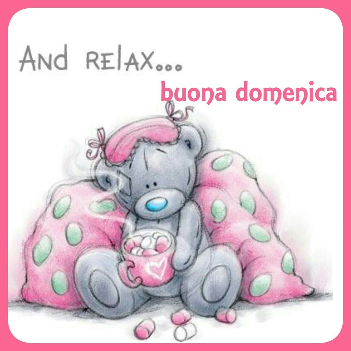 And relax...Buona domenica