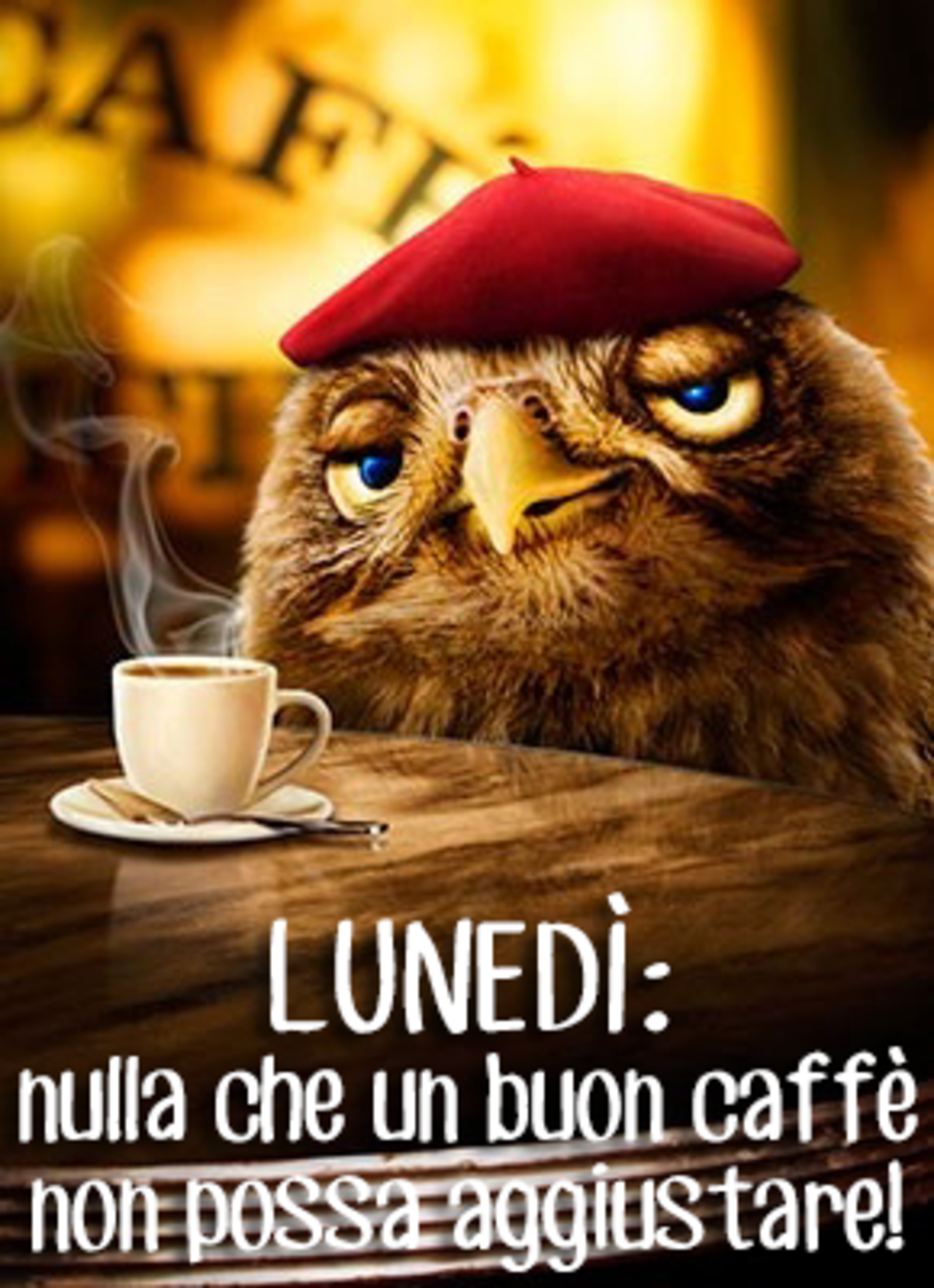 Lunedì: nulla che un buon caffè non possa aggiustare
