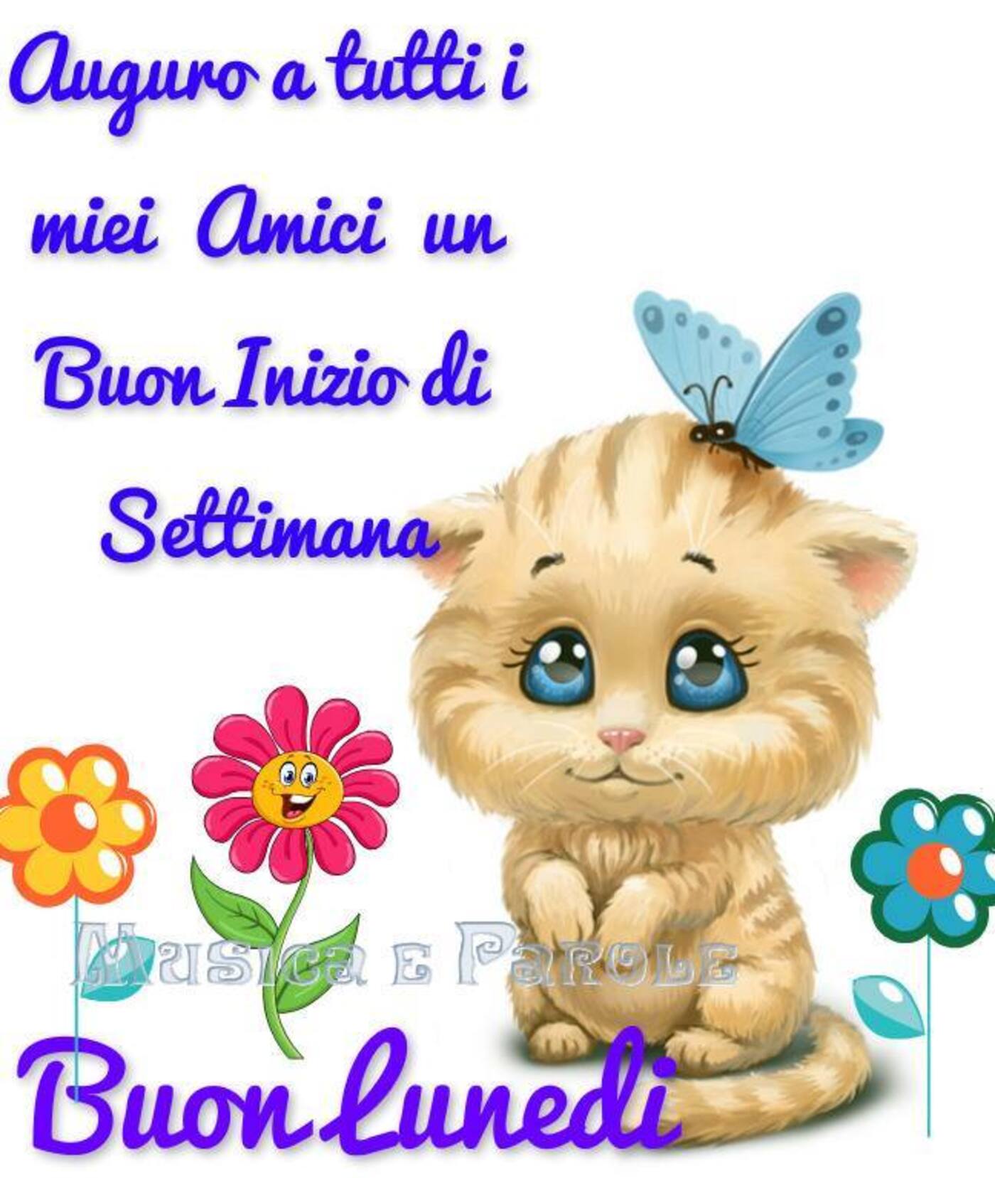 Auguro a tutti i miei amici un Buon inizio di settimana! Buon Lunedì