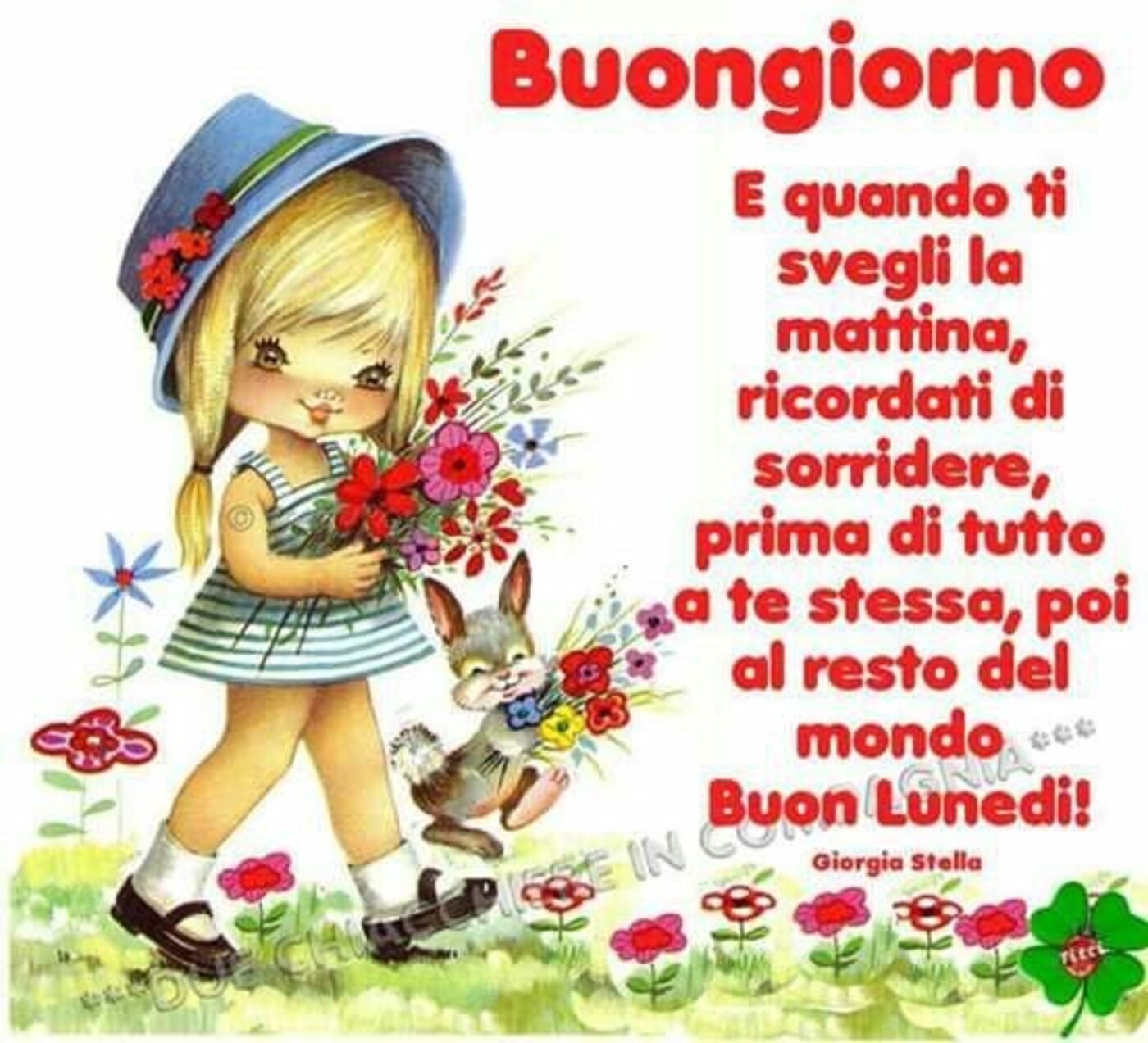 Buongiorno e quando ti svegli la mattiina, ricordati di sorridere, prima di tutto a te stesso poi al resto del mondo... Buon lunedì