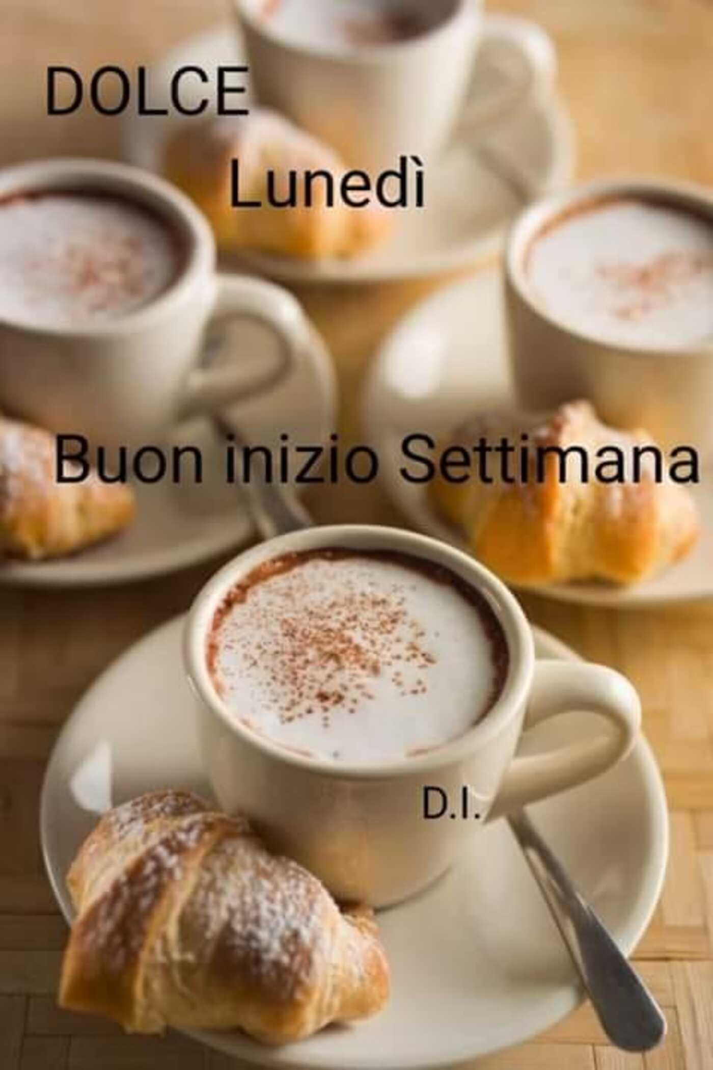 Dolce lunedì Buon inizio settimana