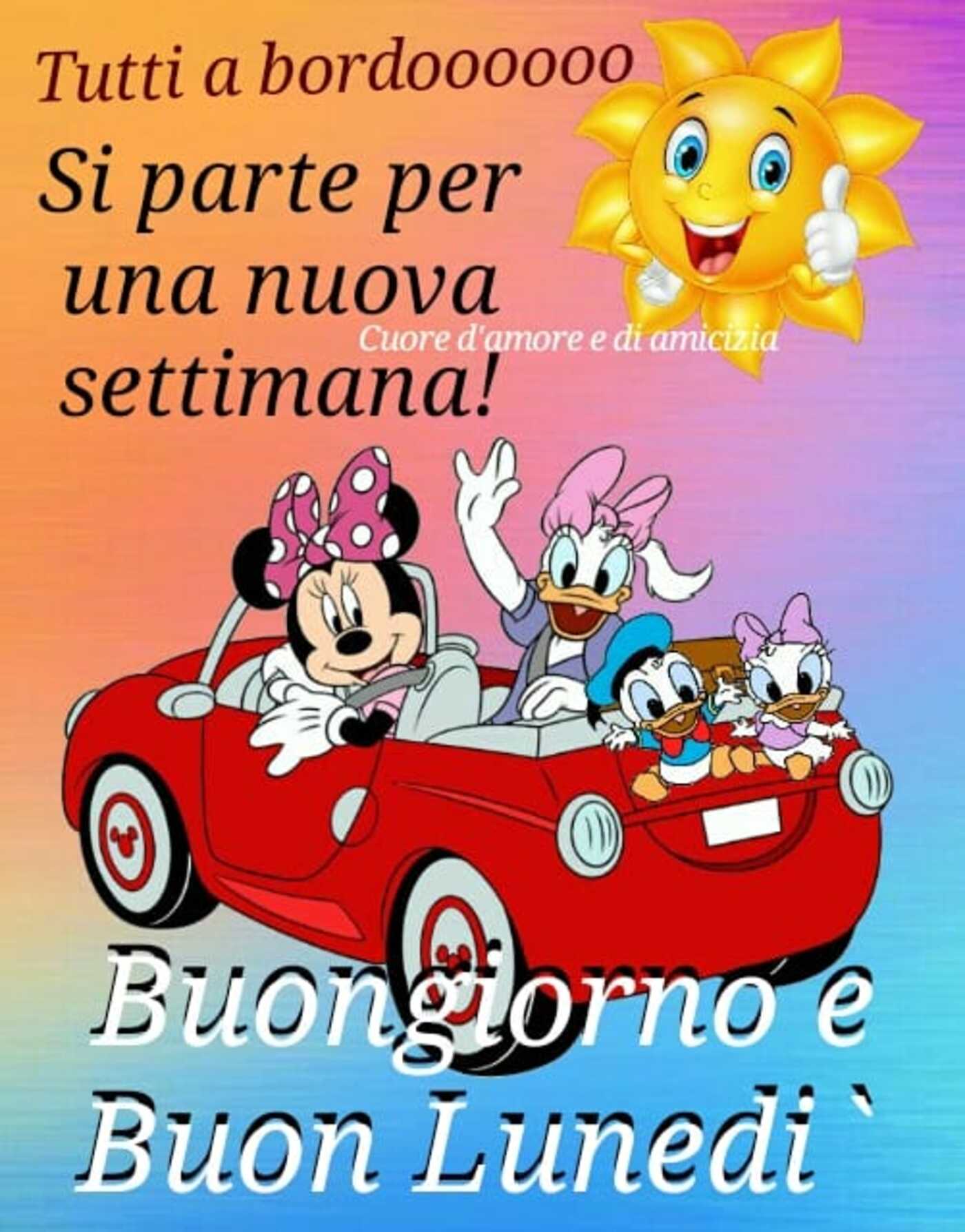 Tutti a bordo! Si parte per una nuova settimana! Buongiorno e Buon Lunedì