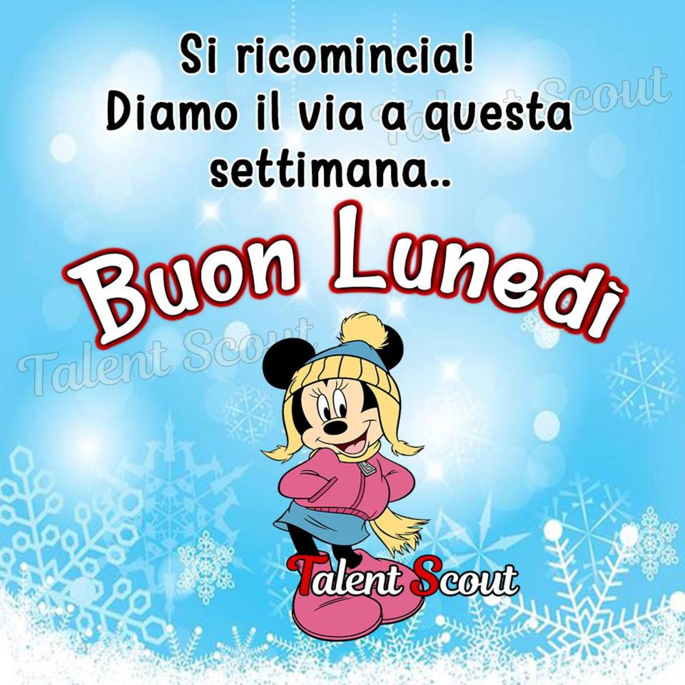 Si ricomincia! Diamo il via a questa settimana..Buon Lunedì