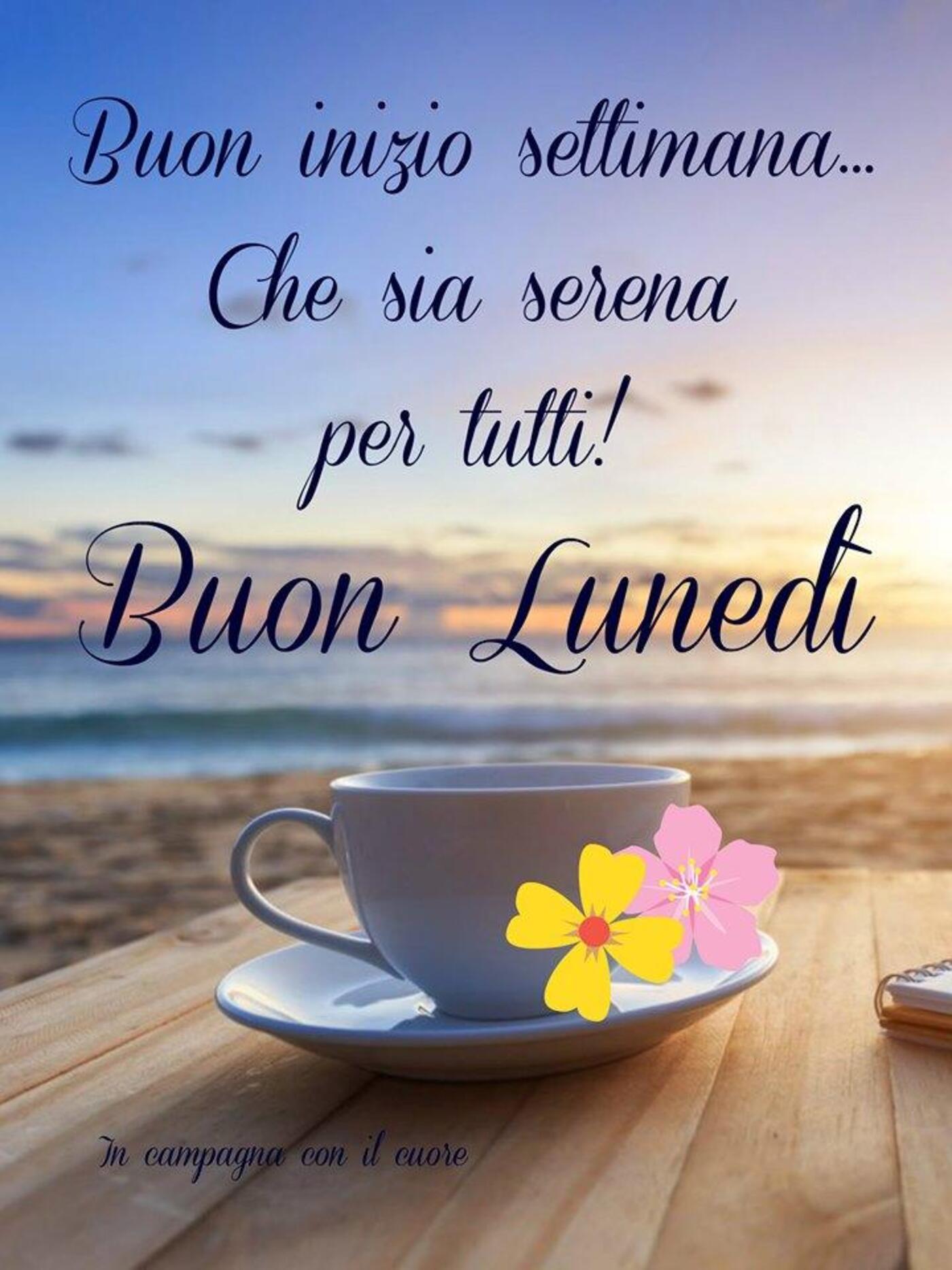 Buon inizio settimana...che sia serena per tutti! Buon Lunedì