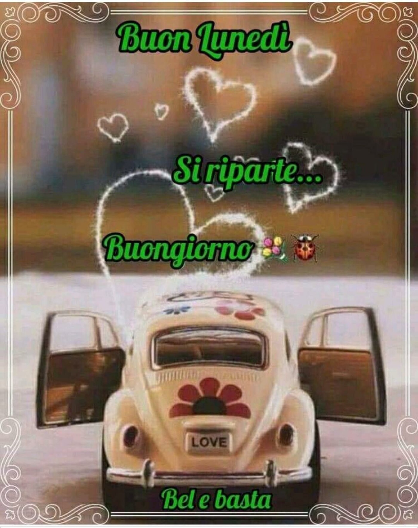Buon Lunedì si riparte...buongiorno