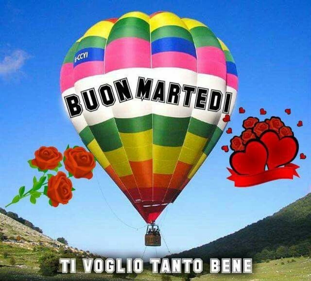 Buon Martedì ti voglio tanto bene