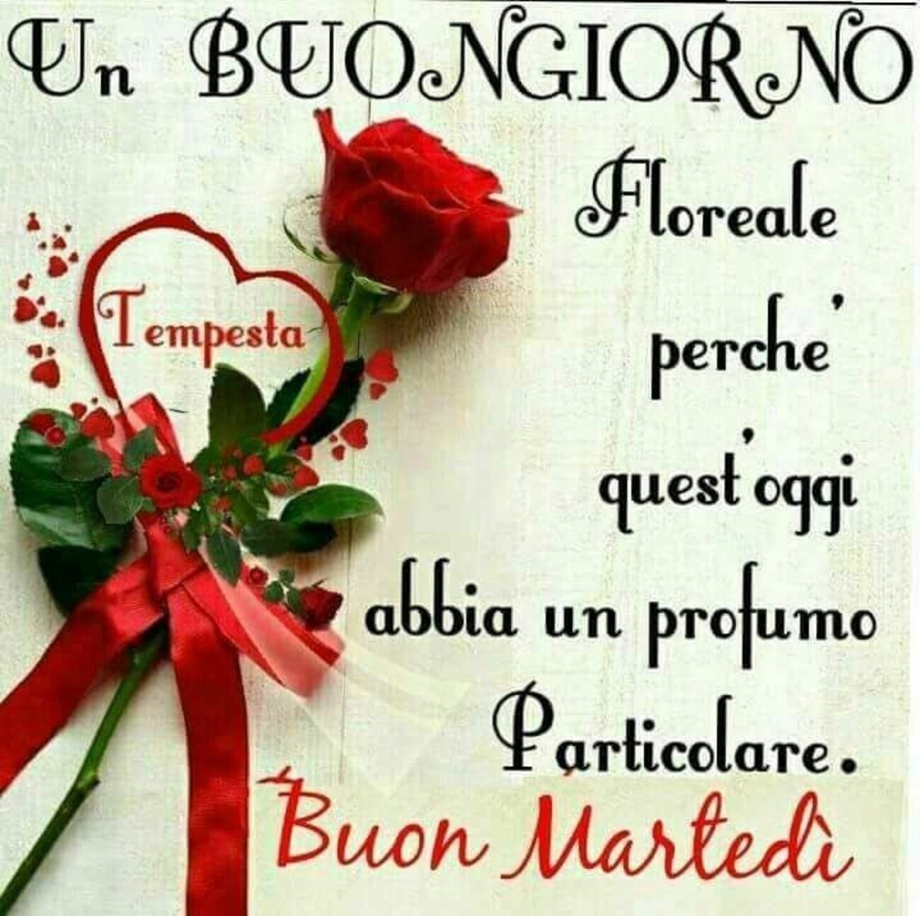 Un Buongiorno floreale perchè quest'oggi abbia un profumo particolare. Buon Martedì