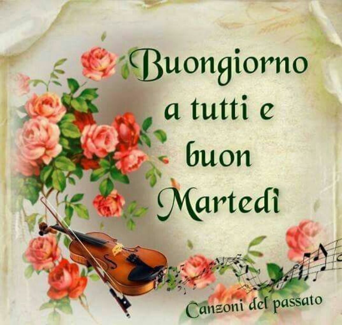Buongiorno a tutti e buon martedì