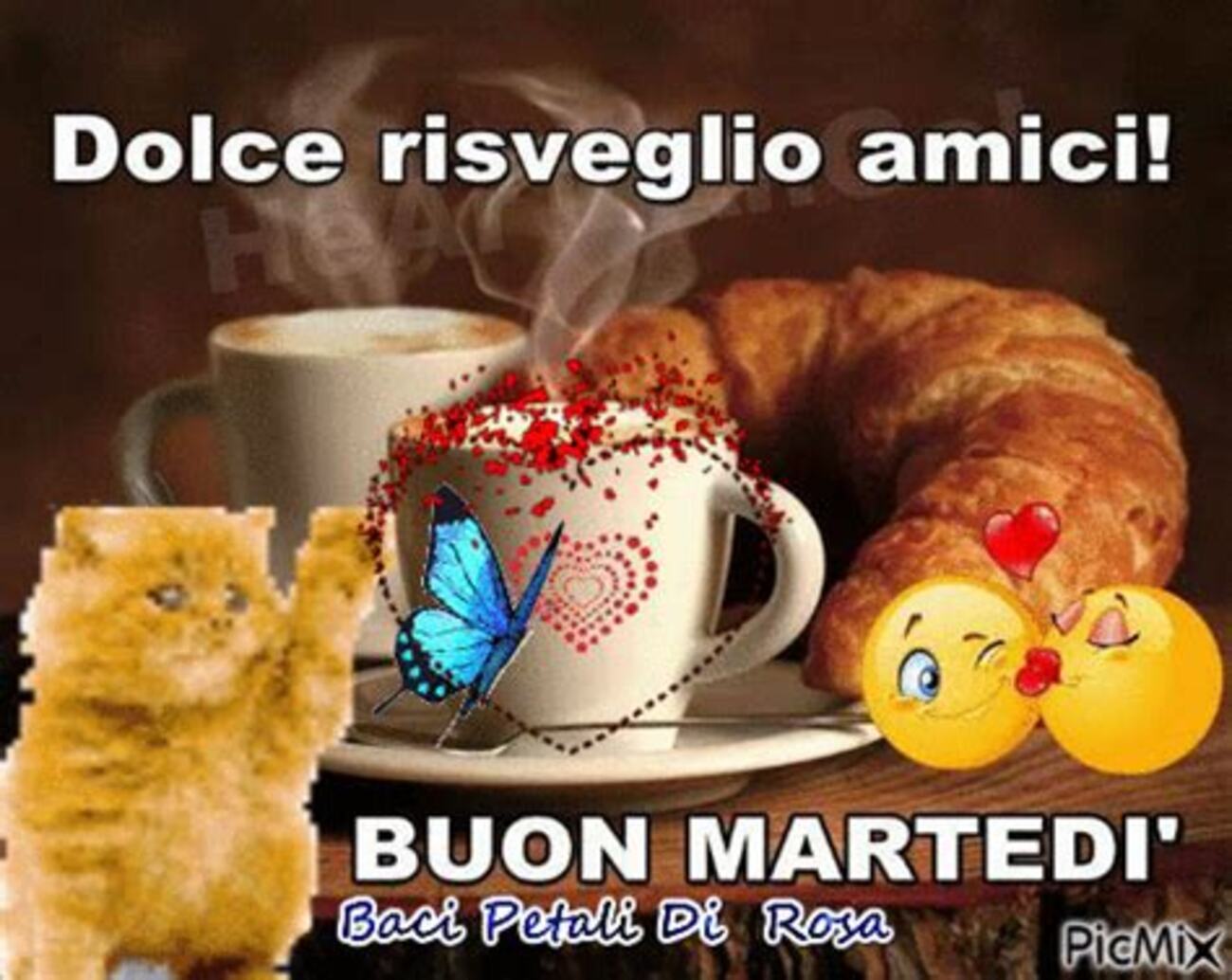 Dolce risveglio amici!! Buon Martedì