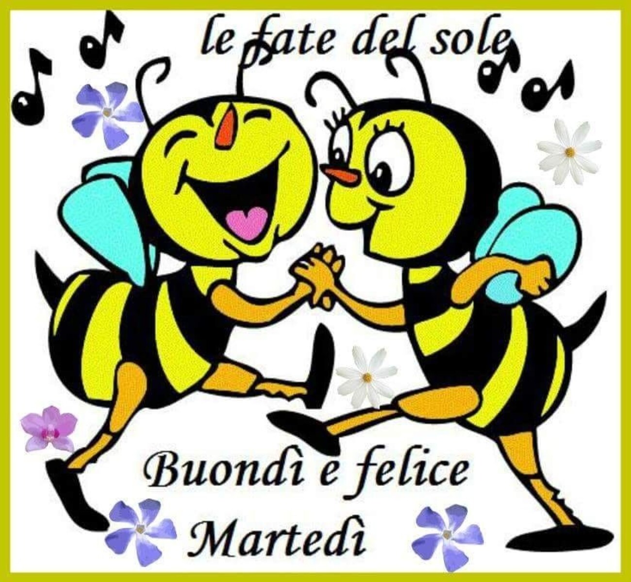 Buondì e felice martedì