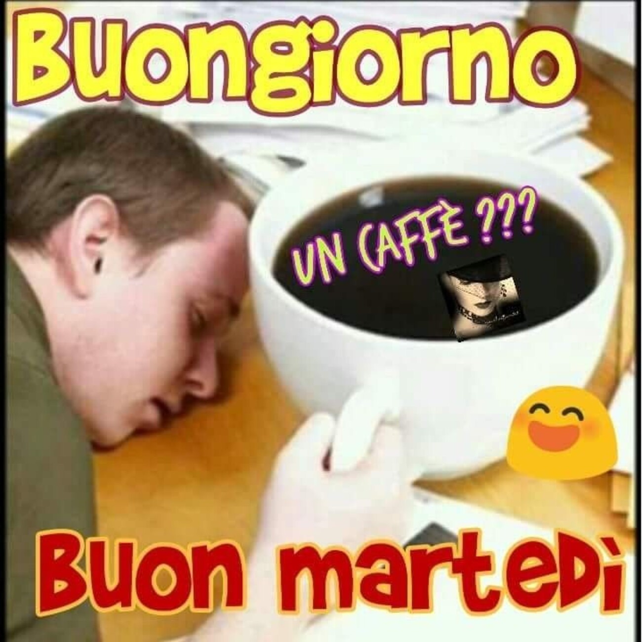 Buongiorno un caffè??? Buon Martedì