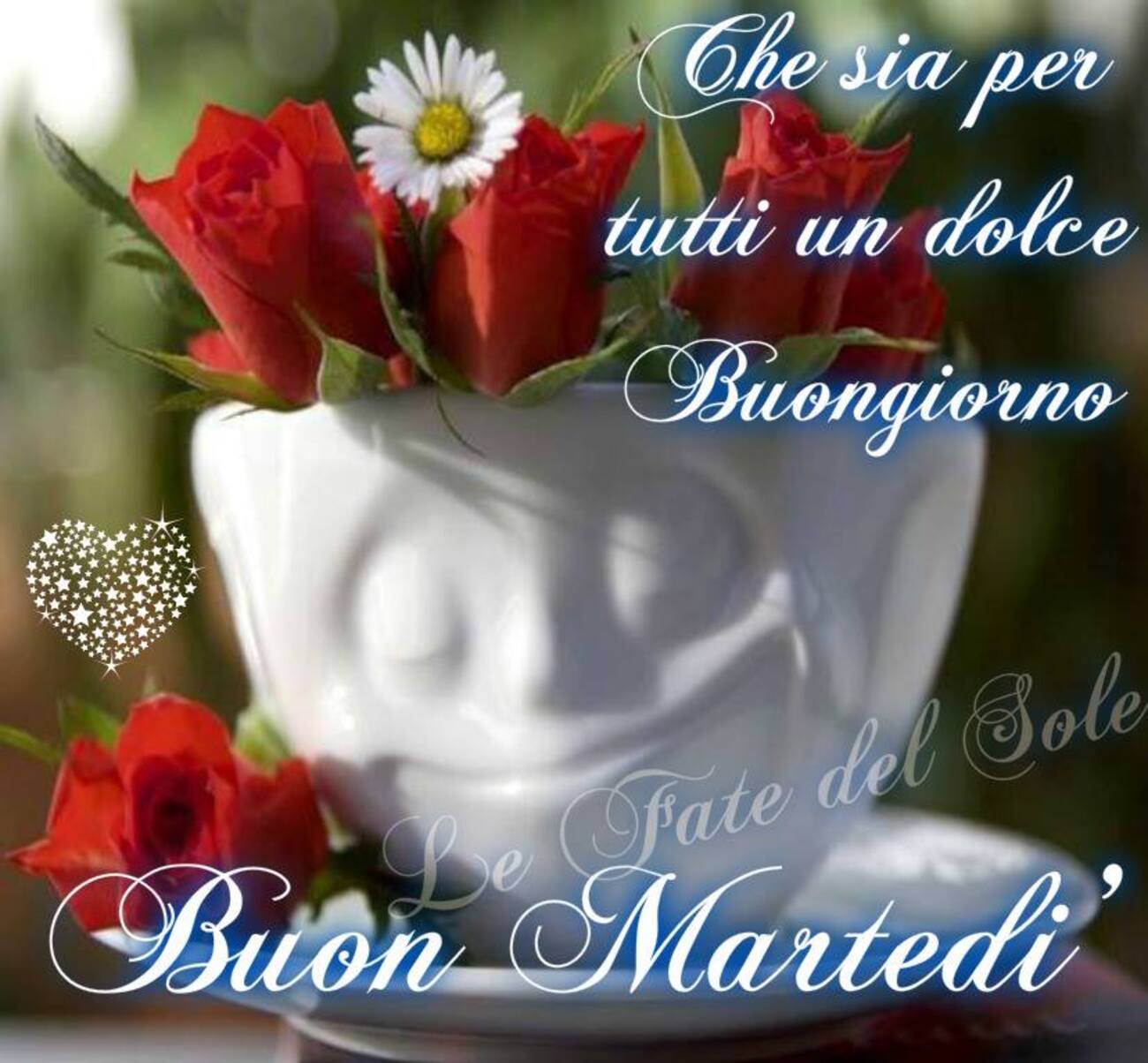 Che sia per tutti un dolce buongiorno Buon Martedì