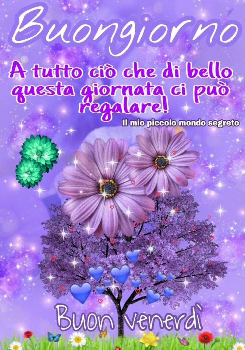 Buongiorno a tutto ciò che di bello  questa giornata ci può regalare!! Buon Venerdì