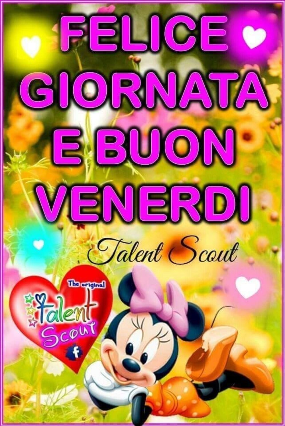 Felice giornata e buon venerdì