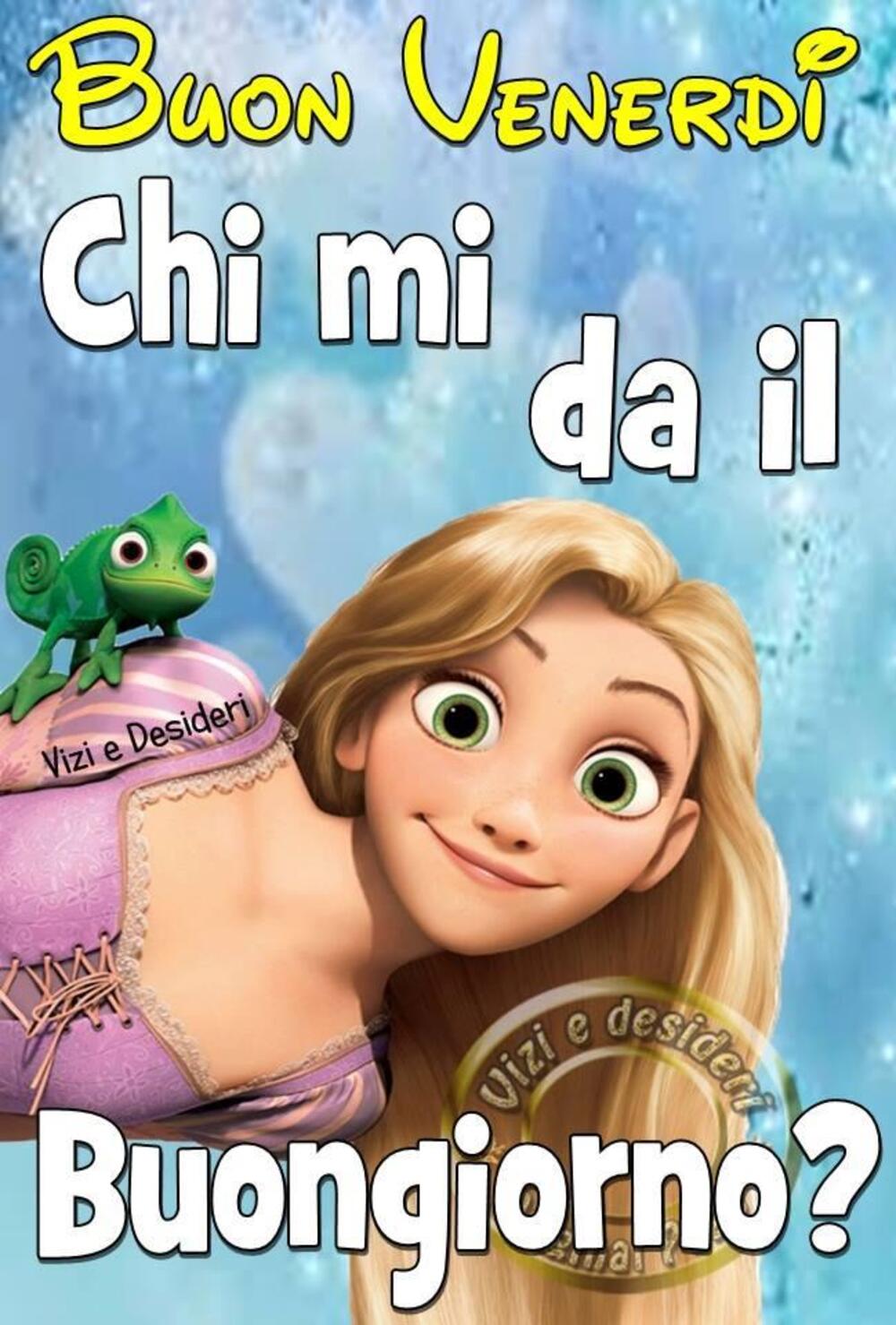 Buon Venerdì chi mi da il buongiorno?