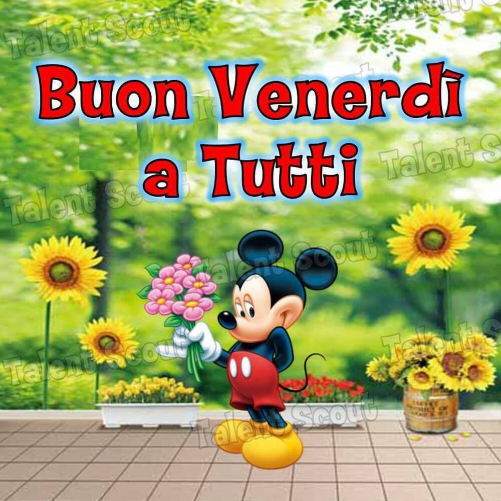 Buon venerdì a tutti