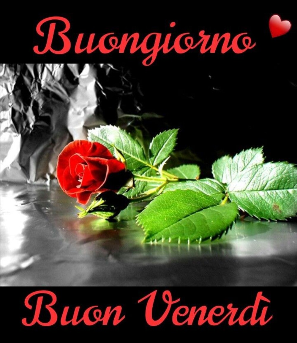 Buongiorno Buon venerdì