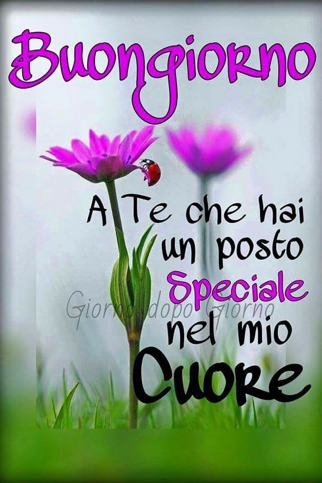 Giorno dopo Giorno - "Buongiorno a Te che hai un posto Speciale nel mio CUORE"