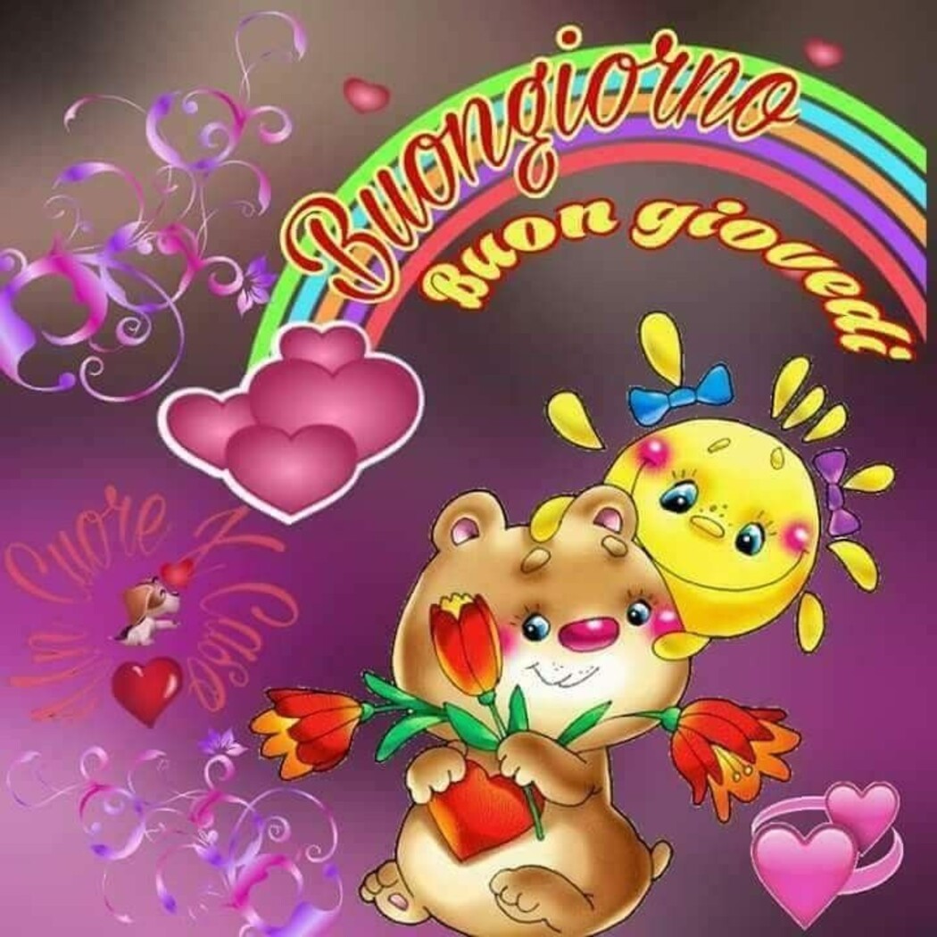 Buongiorno buon giovedì