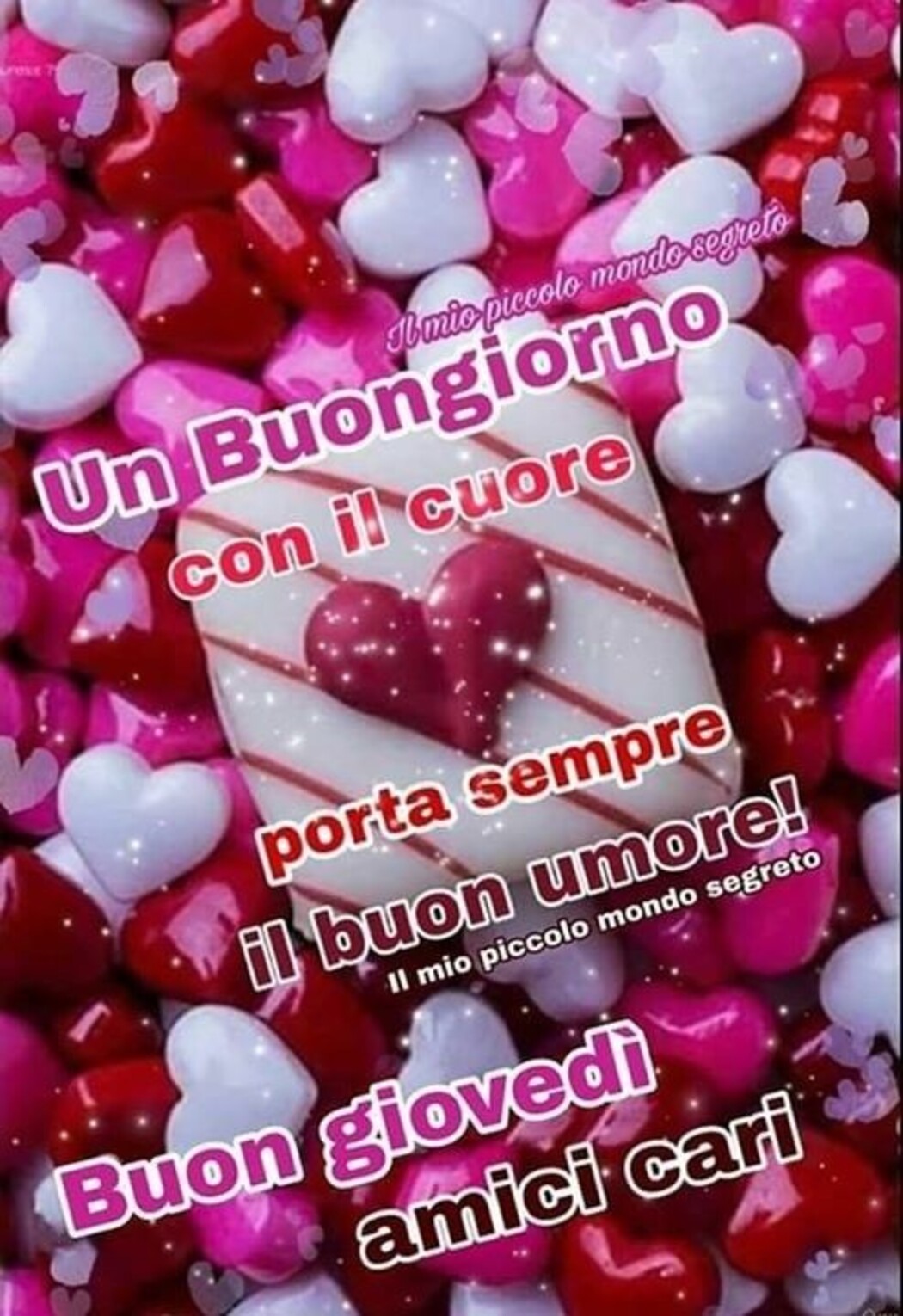 Un Buongiorno con il cuore porta sempre il buon umore! Buon Giovedì amici cari