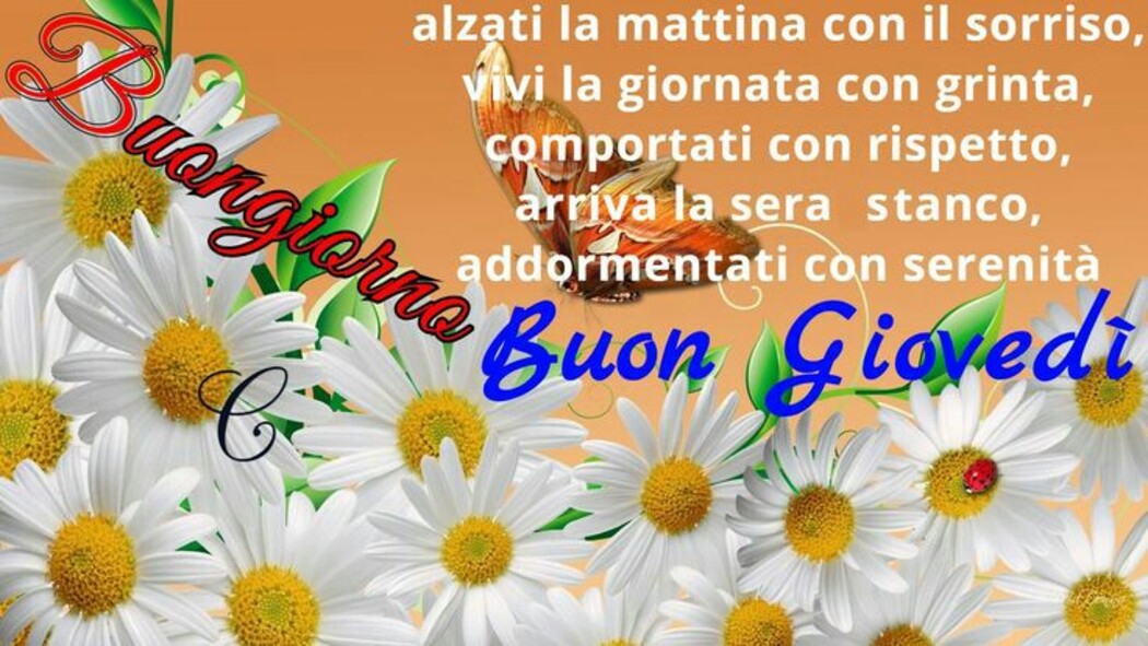 Buon Giovedì belle frasi