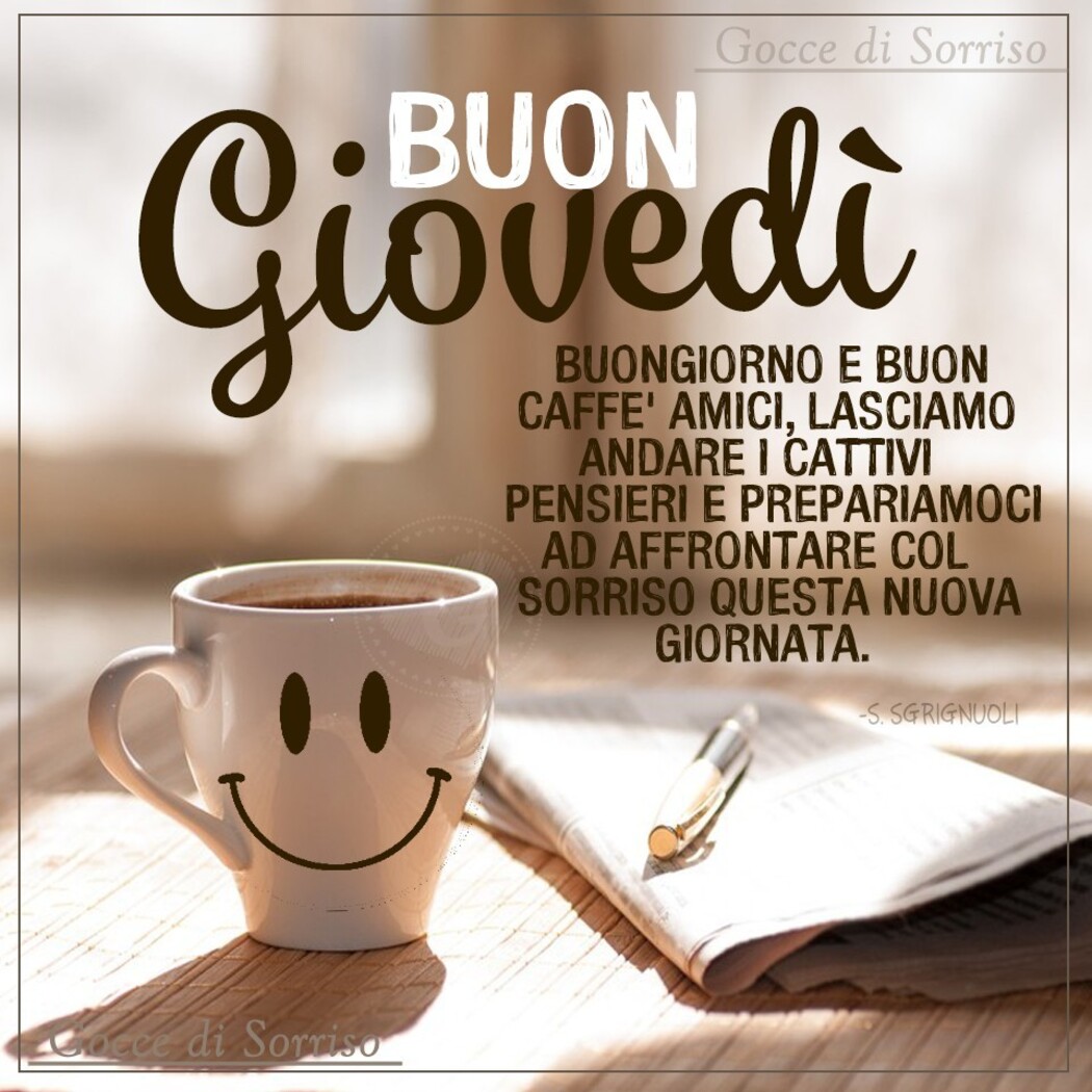 Buon Giovedì belle frasi