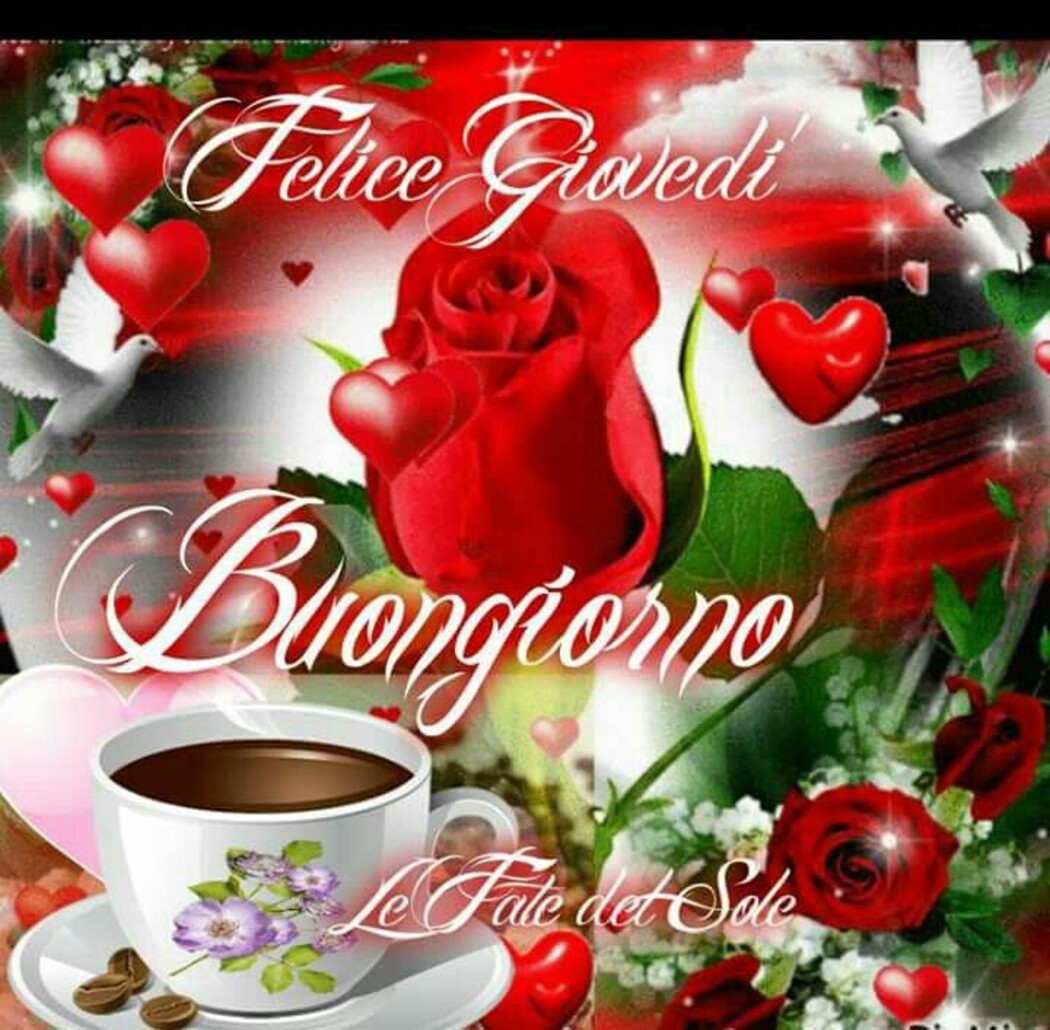 Felice giovedì Buongiorno