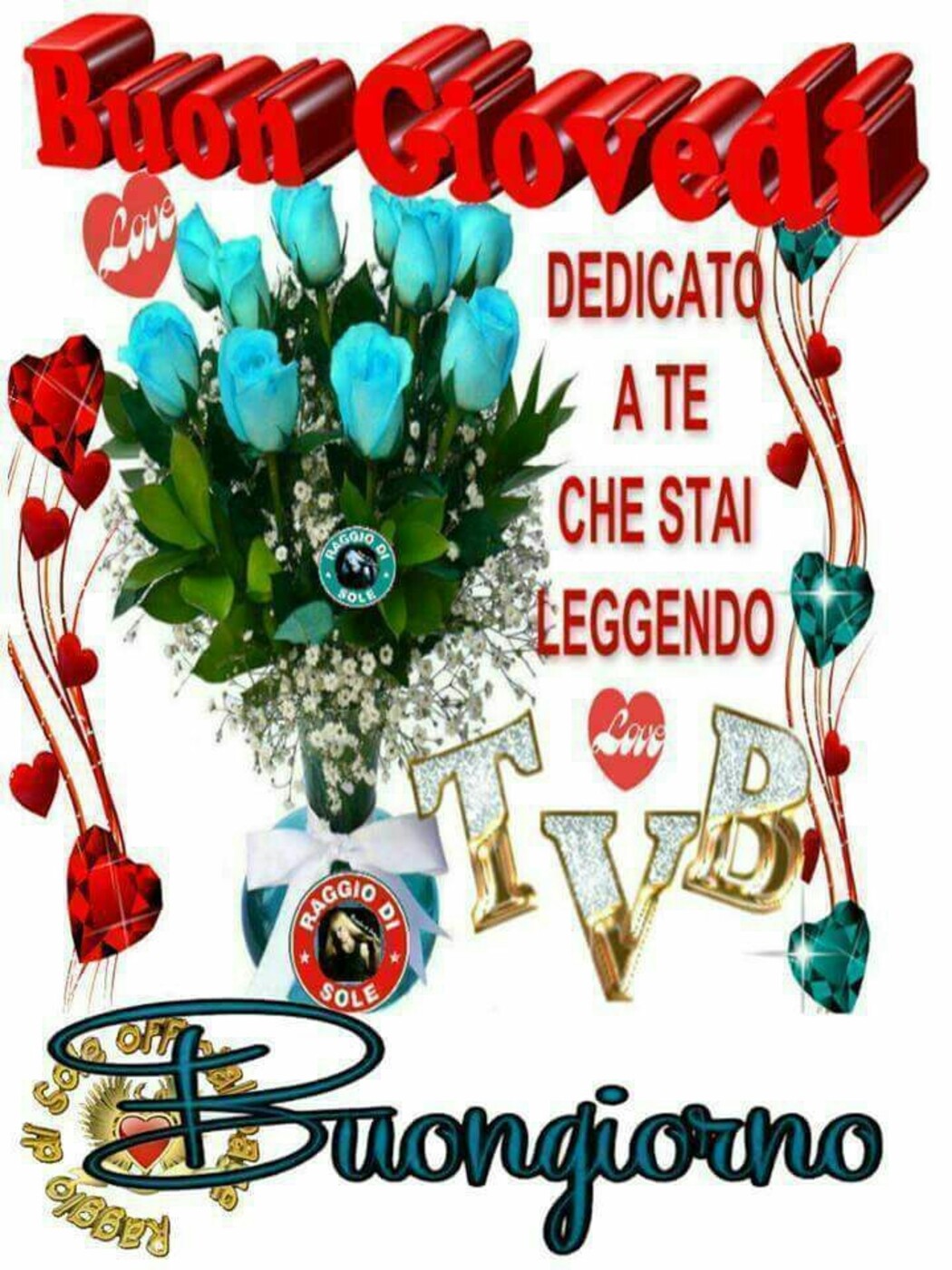 Buon Giovedì dedicato a te che stai leggendo. Buongiorno