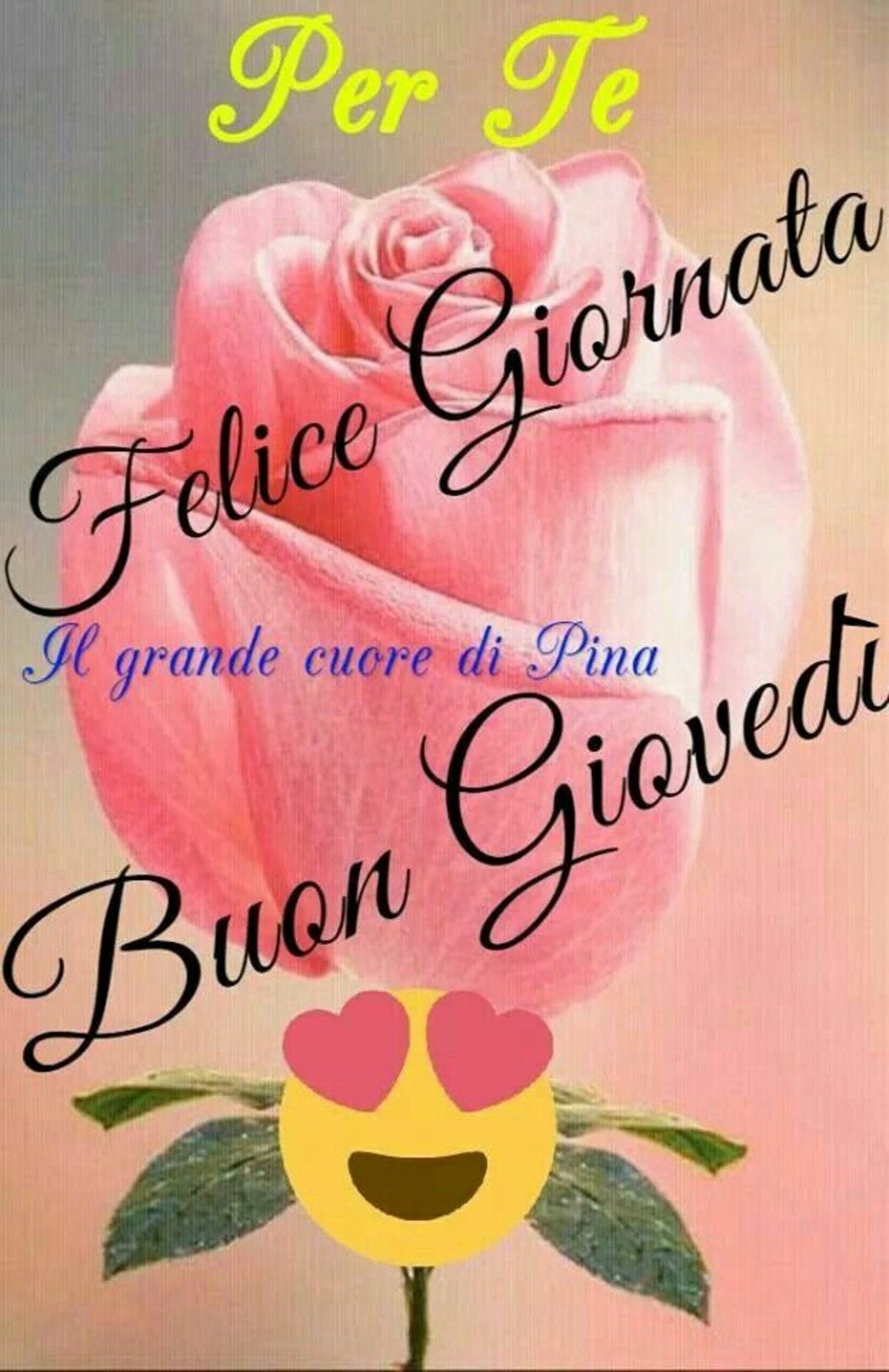 Per te Felice Giornata Buon Giovedì