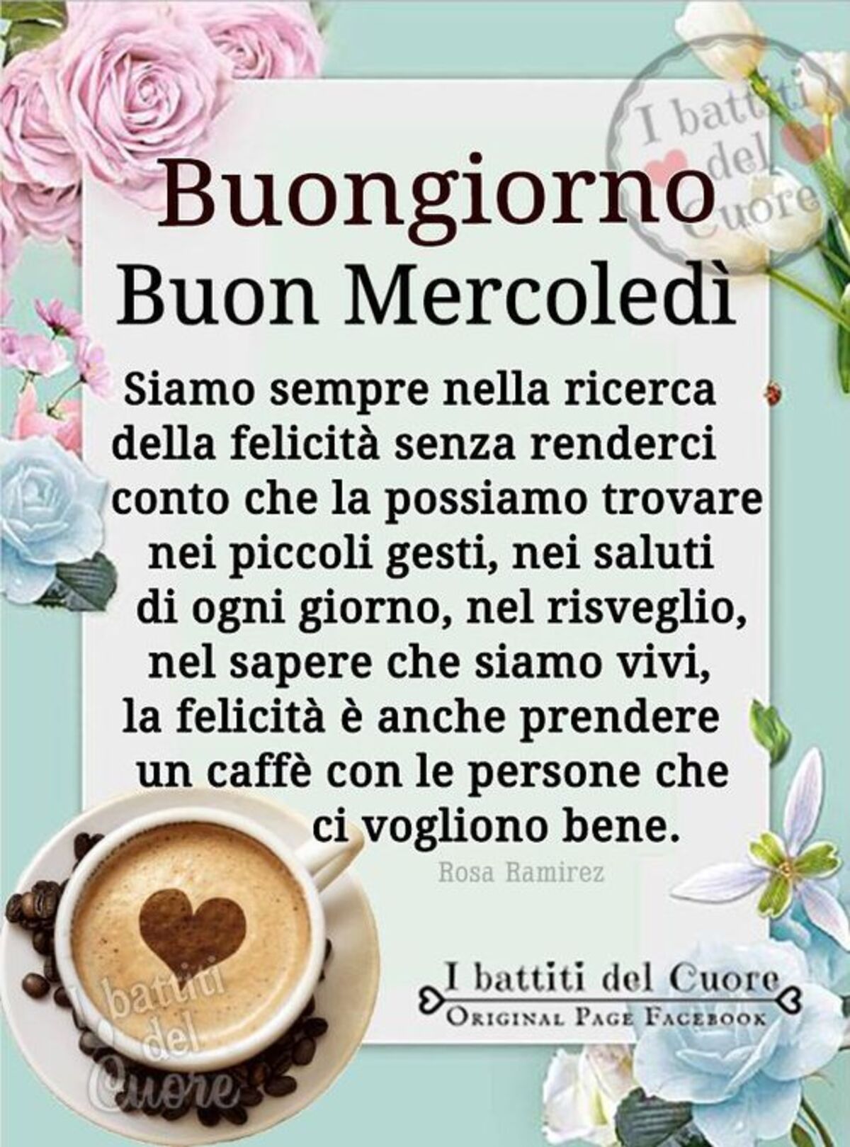 Buongiorno Buon mercoledì frasi