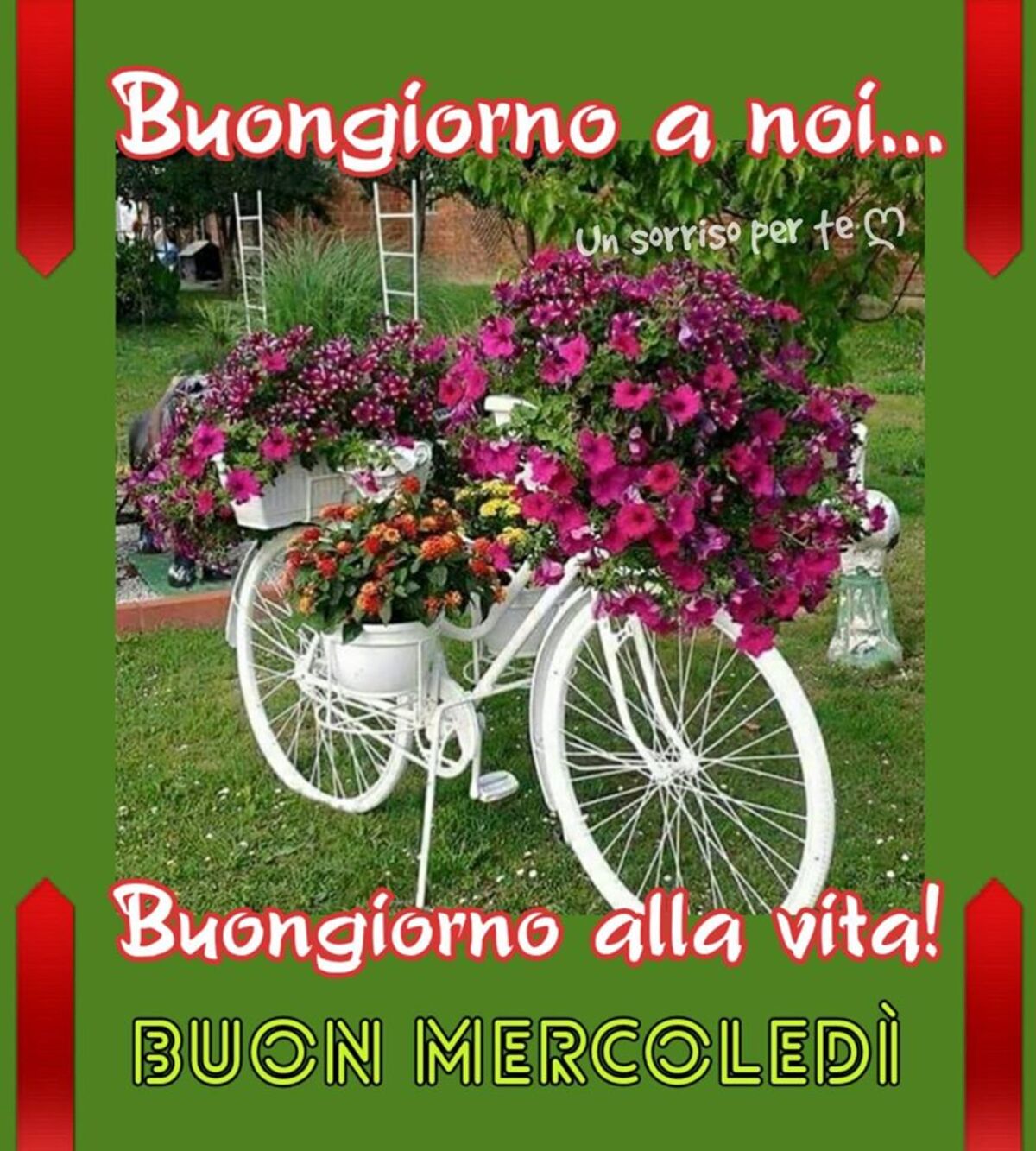 Buongiorno a noi...Buongiorno alla vita! Buon Mercoledì