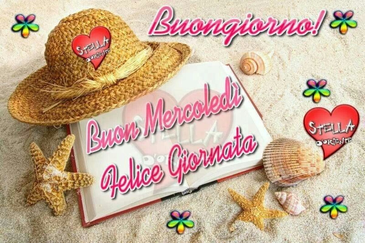 Buongiorno! Buon Mercoledì felice giornata