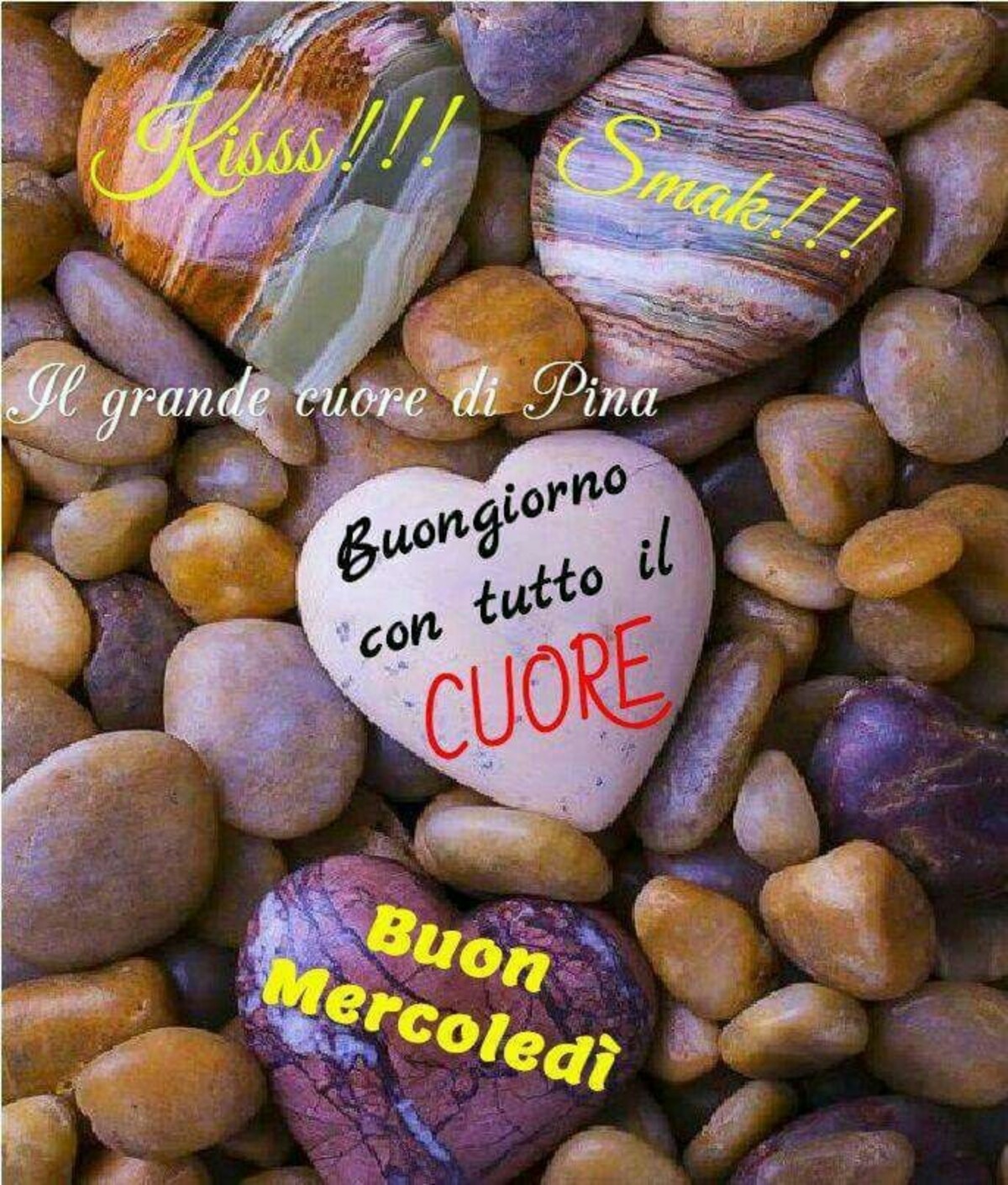 Buongiorno con tutto il cuore! Buon Mercoledì