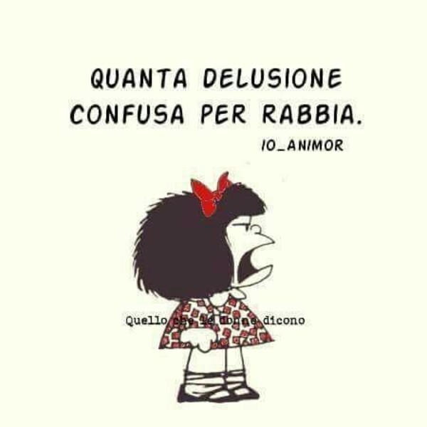 Mafalda e la delusione
