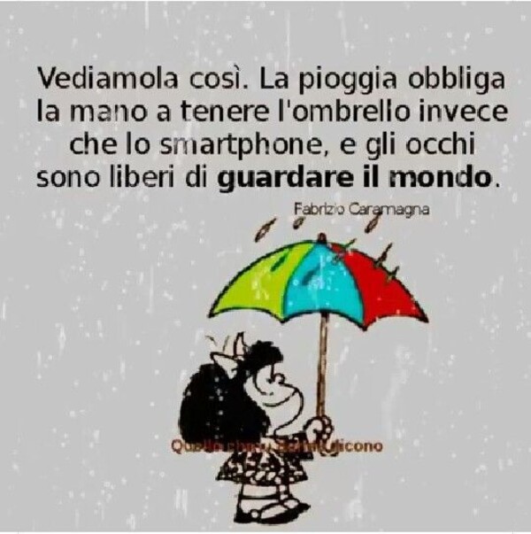 Mafalda e la pioggia